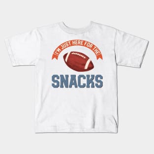 Just Here For The Snacks Kids T-Shirt